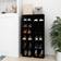 vidaXL 808488 Black Skoställ 27.5x102cm 2st