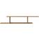 vidaXL Wall Mounted Artisan Oak TV Bench 125x23cm