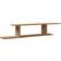 vidaXL Wall Mounted Artisan Oak TV Bench 125x23cm