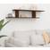 vidaXL Wall Mounted Brown Oak TV-bänk 125x23cm