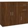vidaXL 823276 Brown Oak Sideboard 91x75cm