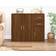 vidaXL 823276 Brown Oak Sideboard 91x75cm