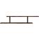 vidaXL Wall Mounted Smoked Oak TV Bench 125x23cm