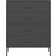 vidaXL 336204 Anthracite Kommode 80x101.5cm