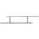 vidaXL Wall Mounted Concrete Grey TV Bench 125x23cm