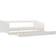 vidaXL Pull Out White Soffa 205cm 3-sits
