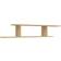 vidaXL Wall Mounted Sonoma Oak TV-bord 125x23cm