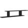vidaXL Wall Mounted Black TV-bänk 125x23cm