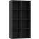 vidaXL Wood Black Book Shelf 130cm