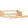 vidaXL Pull Out Brown Soffa 205cm 3-sits