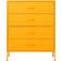 vidaXL 336200 Mustard Yellow Byrå 80x101.5cm