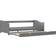 vidaXL Pull Out Grey Sofa 205cm 3 personers