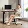 Homcom Ergonomic Swivel Computer White Office Chair