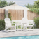 vidaXL Adirondack Rocking Chairs 2 pcs White 73.5 x 92 x 90 cm