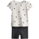 H&M Cotton Jersey Set 2-piece - Light Beige/Hearts (1227086002)