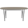 Fritz Hansen Superellipse B620 Brown Ottowa/Matt Black Matbord 100x270cm