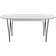 Fritz Hansen Superellipse B620 White/Matt Black Dining Table 100x270cm