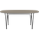 Fritz Hansen Superellipse B620 Brown Ottawa/Matt Black Dining Table 100x270cm