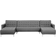 Beliani Aberdeen Grey Sofa 348cm 5 Seater