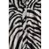 H&M Tie Belt Shirt Dress - Cream/Zebra Print