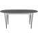 Fritz Hansen Superellipse B620 Grey Bromo/Matt Black Dining Table 100x270cm