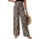 Shein Calvaya Women's Leopard Print Wide Leg Pants