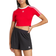adidas Women 3-Stripes Baby T-shirt - Better Scarlet/White