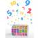 Shein 1pc Random Color & Design Digital Cube Toy, Cylinder-Shaped, Made Of Plastic, Suitable For Killing Time And Boredom,Toys,Gifts,Gift,Toys,Gifts,Stocking Fillers