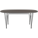 Fritz Hansen Superellipse B620 Grey/Matt Black Dining Table 100x270cm