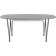 Fritz Hansen Superellipse B620 Grey Efeso/Matt Black Dining Table 100x270cm