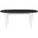 Fritz Hansen Superellipse B620 Black/Matt White Dining Table 100x270cm