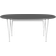 Fritz Hansen Superellipse B620 Grey Bromo/Matt White Dining Table 100x270cm