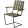 Grythyttan A2 - Light Green Oak with Black Frame Garden Dining Chair