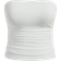Shein Calvaya Women's Plus Size Casual Top in Solid Color with Pleats and Gathering