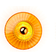 Design by us New Wave Amber Wall light ∅ 26cm