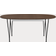 Fritz Hansen Superellipse B620 Walnut/Black Dining Table 100x270cm