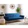 Beliani Selnes Navy Blue Sofa 212cm 3 Seater