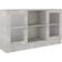 vidaXL Display Concrete Grey Storage Cabinet 120x70cm