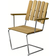Grythyttan A2 - Oiled Oak with Hot-Dip Galvanized Frame Garden Dining Chair