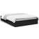 vidaXL Bed Frame with Drawers Black 120x200cm