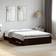 vidaXL Bed Frame with Drawers Black 120x200cm
