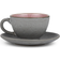 Bitz Grey/Light Pink Tea Cup 24cl