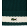 Lacoste Rib Knit Carded Wool Beanie - Green/White