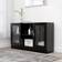 vidaXL Display Black Storage Cabinet 120x70cm