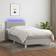vidaXL LED Box Spring Light Gray Ramsäng 80x200cm