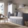 IKEA HEMNES Grey/White Sofa 209cm 3Stk. 3-Sitzer