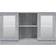 vidaXL Display Sonoma Grey Opbevaringsskab 120x70cm