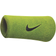 Nike Swoosh Doublewide Wristband 2-pack - Green/Black