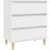 vidaXL 823040 White Byrå 60x70cm