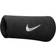 Nike Swoosh Doublewide Wristband 2-pack - Black/White